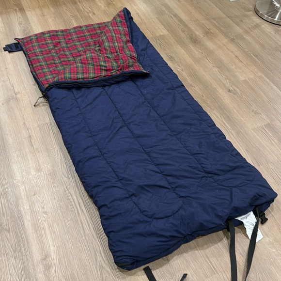 L.L. Bean Other - LLBean Flannel Lined Youth Sleeping Bag 20 degree EUC 67” x 30”